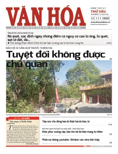 Báo Văn Hoá 13/9/2024 số 111