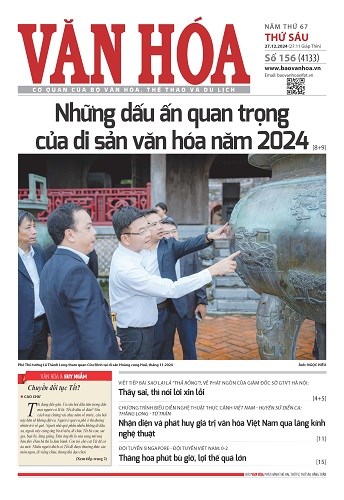 Báo Văn Hoá 27/12/2024 số 156