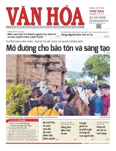 Báo Văn Hoá 16/5/2025 số 59