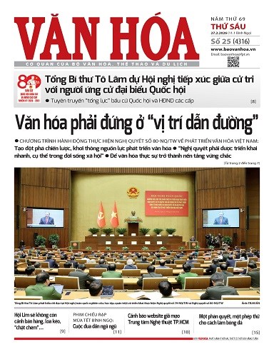 Báo Văn Hoá 27/02/2026 số 25