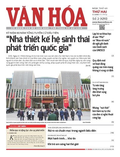Báo Văn Hoá 04/01/2026 số 2