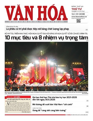 Báo Văn Hoá 01/4/2026 số 39