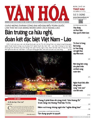 Báo Văn Hoá 12/01/2026 số 5