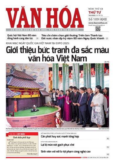 Báo Văn Hoá 10/9/2025 số 109