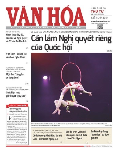 Báo Văn Hoá 2/4/2025 số 40
