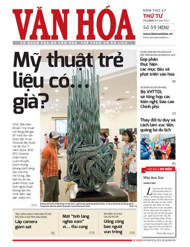 Báo Văn Hoá 15/5/2024 số 59