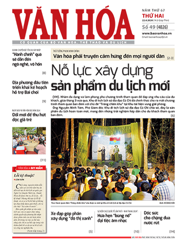 Báo Văn Hoá 22/4/2024 số 49