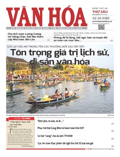 Báo Văn Hoá 25/4/2025 số 50