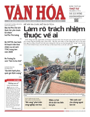 Báo Văn Hoá 19/2/2025 số 22