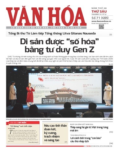 Báo Văn Hoá 13/6/2025 số 71