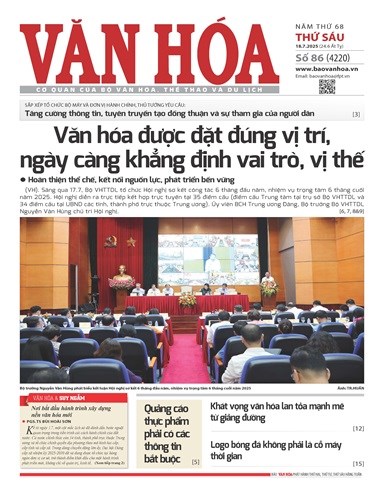 Báo Văn Hoá 18/7/2025 số 86