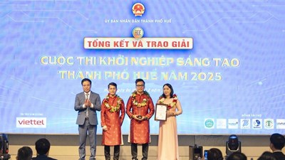 TP. Huế trao giải thưởng Khởi nghiệp sáng tạo cho 13 dự án, ý tưởng