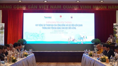 Phát huy sức mạnh truyền thông cộng đồng trong bảo tồn đa dạng sinh học bền vững