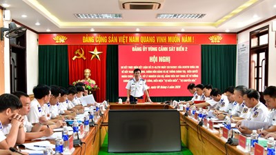 Đảng uỷ Vùng Cảnh sát biển 2 quyết xây dựng Đảng trong sạch, vững mạnh