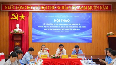Quảng Ngãi đồng hành cùng hộ kinh doanh trên hành trình phát triển thành doanh nghiệp