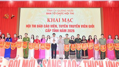 Lan tỏa tinh thần Nghị quyết Đại hội XIV qua Hội thi Báo cáo viên, Tuyên truyền viên giỏi