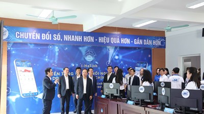 Hà Tĩnh ra mắt ứng dụng công dân số i-HaTinh, tiếp nhận phản ánh hiện trường 