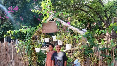 Khánh Hòa: Người Raglai Cầu Gãy  làm hàng rào đẹp, xây dựng nông thôn mới