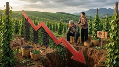 Giá hồ tiêu hôm nay 17.3: Giảm mạnh giữa mùa thu hoạch