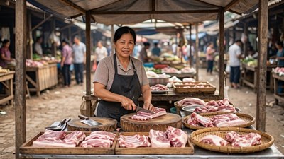 Giá heo hơi hôm nay 27.3: Phân hóa rõ giữa ba miền