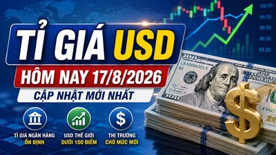 Tỉ giá USD hôm nay 17.8: DXY dưới 100 điểm, giá ngân hàng ra sao?