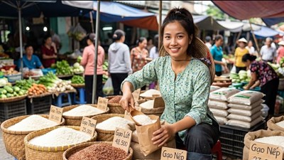 Giá lúa gạo hôm nay 29.8.2026: Gạo nguyên liệu tiếp tục lao dốc