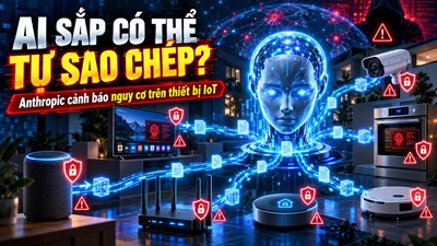 Anthropic cảnh báo AI tiến gần khả năng tự sao chép trên thiết bị IoT