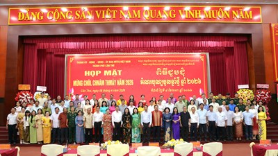 Cần Thơ họp mặt mừng Tết Chôl Chnăm Thmây 2026 của đồng bào Khmer