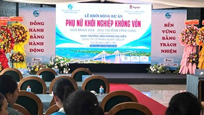 Vĩnh Long khởi động dự án “Phụ nữ khởi nghiệp không vốn” 