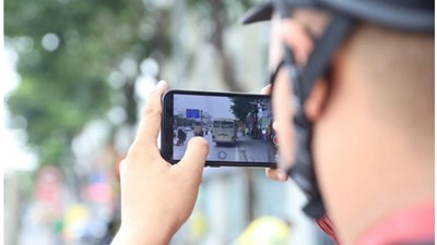 Gửi clip vi phạm giao thông qua app, dữ liệu chuyển thẳng tới cơ quan chức năng