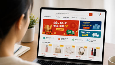 Người Việt chi hơn 1.600 tỉ đồng mỗi ngày mua sắm online