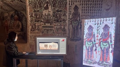 AI giúp di sản nghìn năm tuổi Đôn Hoàng “sống lại” trong không gian số