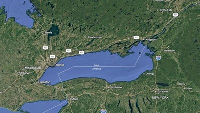 Google Maps đổi tên Hồ Ontario thành “Hồ America” trong các tìm kiếm tại Mỹ
