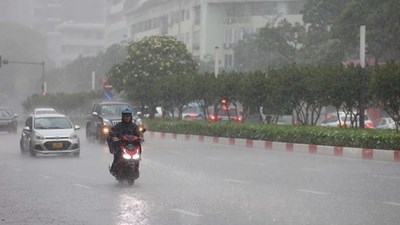 Thời tiết hôm nay 26.6: Hà Nội hạ nhiệt nhờ mưa dông diện rộng