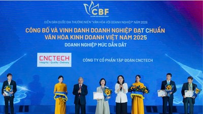 Từ văn hóa đến vị thế dẫn dắt: CNCTech chinh phục chuẩn mực cao nhất