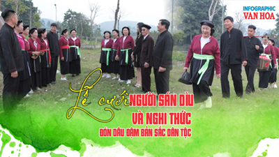 (Emagazine) Lễ cưới người Sán Dìu và nghi thức đón dâu đậm bản sắc dân tộc