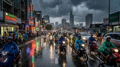Thời tiết hôm nay 31.5: TP. Hồ Chí Minh và các tỉnh Nam Bộ mưa to đến rất to