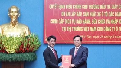 Toyota Việt Nam đầu tư hơn 283 triệu USD hiện đại hóa nhà máy tại Phú Thọ