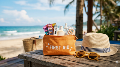 Chia sẻ túi thuốc “vạn năng” khi đi chơi: Chỉ 5 phút chuẩn bị, cứu cả kỳ nghỉ lễ khỏi “thảm họa” con “ốm“