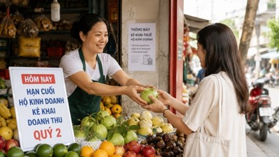 Hộ kinh doanh “chạy nước rút” kê khai doanh thu quý 2