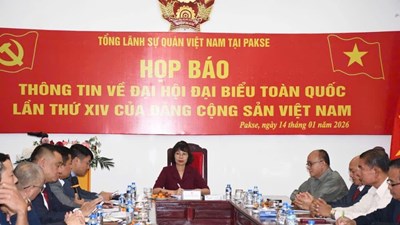 Tổng Lãnh sự quán Việt Nam tại Pakse thông tin về Đại hội lần thứ XIV của Đảng Cộng sản Việt Nam