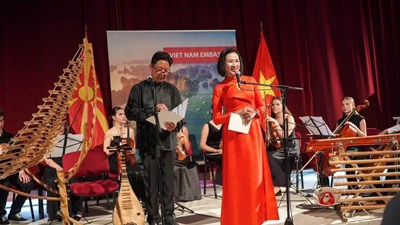 Sắc màu văn hóa Việt Nam thu hút công chúng Bắc Macedonia