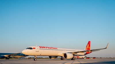 Sun PhuQuoc Airways tiếp tục dẫn đầu toàn ngành hàng không Việt Nam về chỉ số đúng giờ tháng 1.2026
