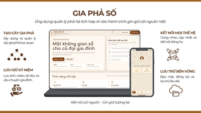 Sinh viên phát triển ứng dụng AI số hóa gia phả, lưu giữ cội nguồn