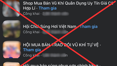 Lạng Sơn cảnh báo hiểm họa mua bán vũ khí trên không gian mạng