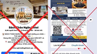 Mạo danh fanpage khách sạn lừa tiền cọc dịp trung thu