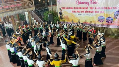 Đội văn nghệ “Hoa Ban”- góp phần lan tỏa bản sắc văn hóa dân tộc Thái