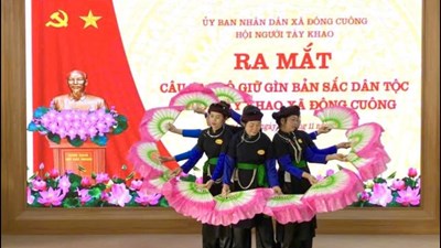 Ra mắt CLB giữ gìn bản sắc dân tộc người Tày Khao ở Đông Cuông