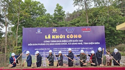 Khởi công công trình đưa điện lưới quốc gia về xã vùng cao Sáng Nhè