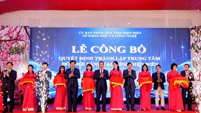Điện Biên công bố thành lập Trung tâm Đổi mới sáng tạo